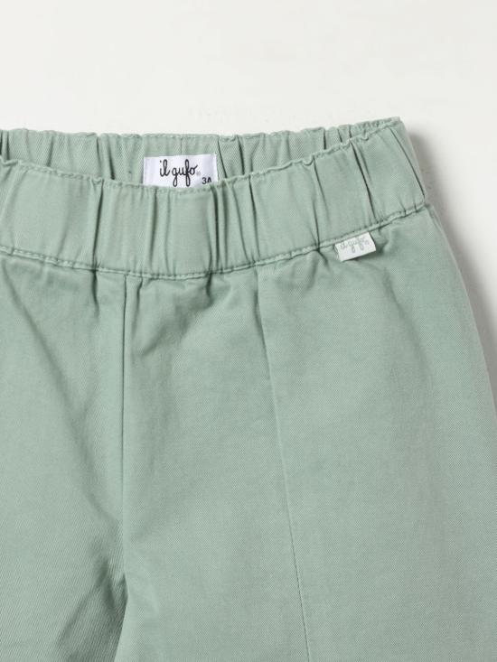 25FW [키즈] 일 구포 스트레이트 팬츠 PL381C6036 512 Sage - IL GUFO