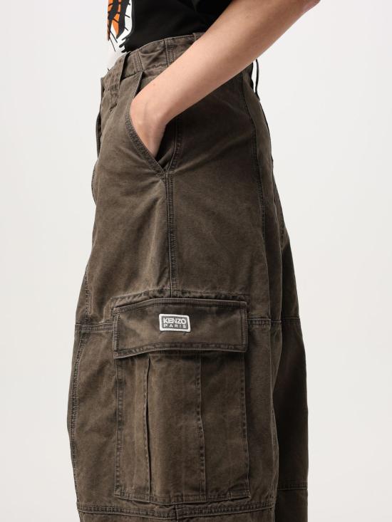 24FW 겐조 스트레이트 팬츠 FE62PA0909GK 92 Dove Grey - KENZO