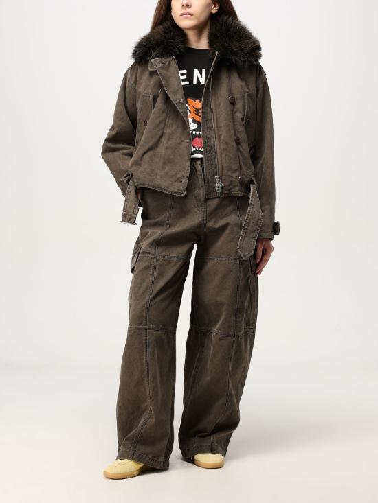 24FW 겐조 스트레이트 팬츠 FE62PA0909GK 92 Dove Grey - KENZO