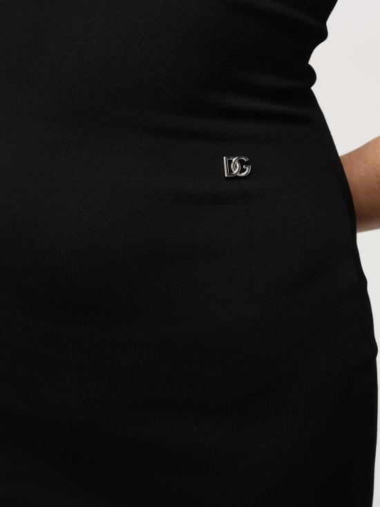 25FW 돌체앤가바나 미디 원피스 FXS10TJFMEV N0000 Black - DOLCE & GABBANA