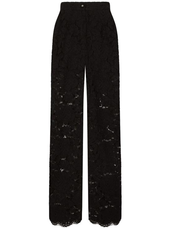 24FW 돌체앤가바나 스트레이트 팬츠 FTCPTT GDCLZ N0000 - DOLCE & GABBANA