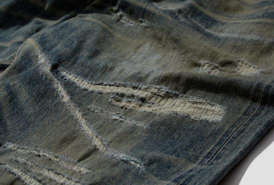 24FW 네이버후드 데님 숏팬츠 SAVAGE DENIM DP 와이드 팬츠 242XBNH-PTM07 블루 - NEIGHBORHOOD