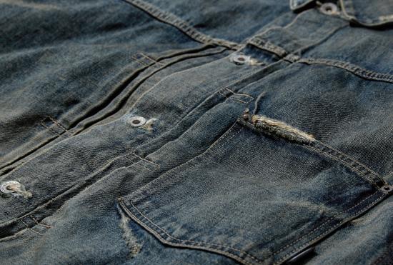 24FW 네이버후드 데님 자켓 SAVAGE DENIM TYPE-1 재킷 242XBNH-JKM01 블루 - NEIGHBORHOOD