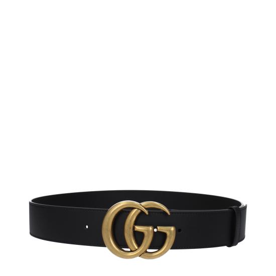  구찌 레더 벨트 더블 G 버클  400593AP00T1000