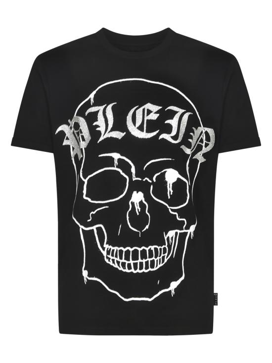  필립 플레인 반팔 티셔츠 AADC MTK7816 PJY002N 02 Black
