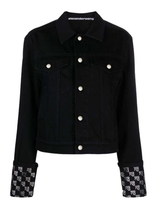 24FW 알렉산더 왕 데님 자켓 4DC1242230011 Black