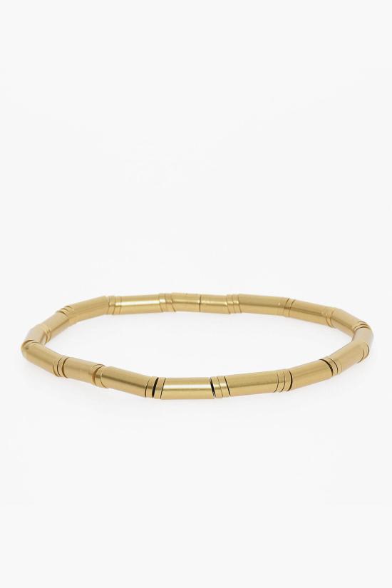  보테가베네타 슬림 벨트 651250V0H408900 Gold - BOTTEGA VENETA