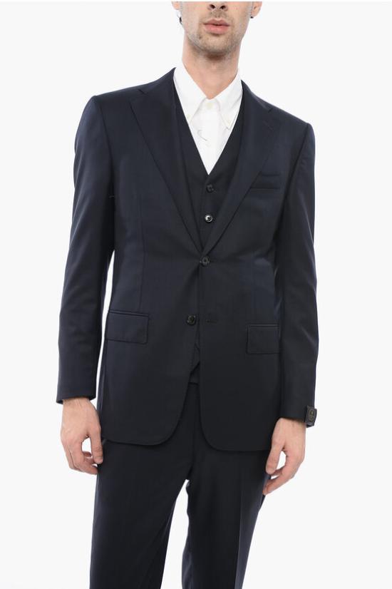  꼬르넬리아니 수트 세트 798812 6818060 001 Midnight blue - CORNELIANI