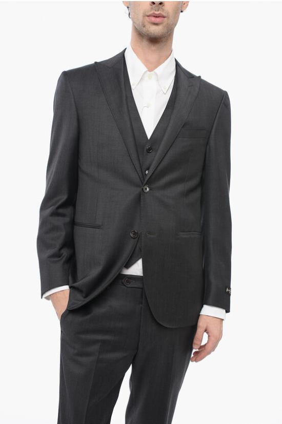  꼬르넬리아니 수트 세트 778068 6118126 013 Anthracite - CORNELIANI