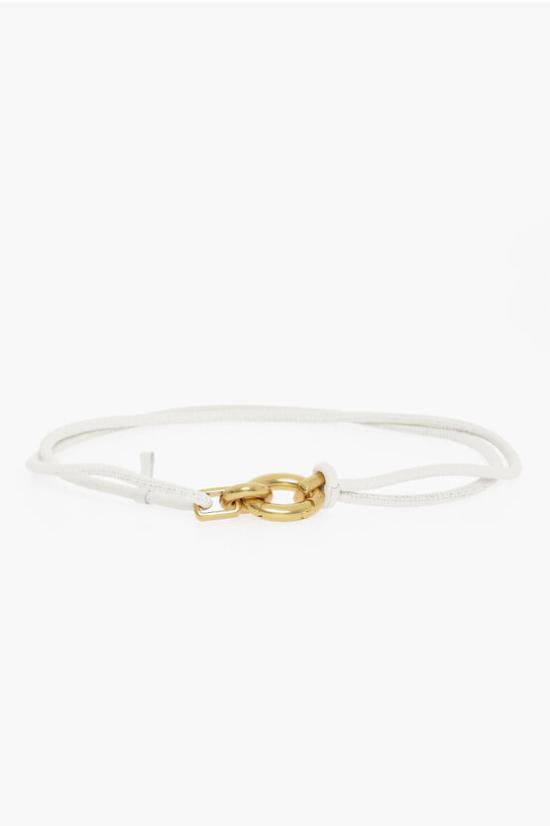  보테가베네타 슬림 벨트 629776VCP309009 White