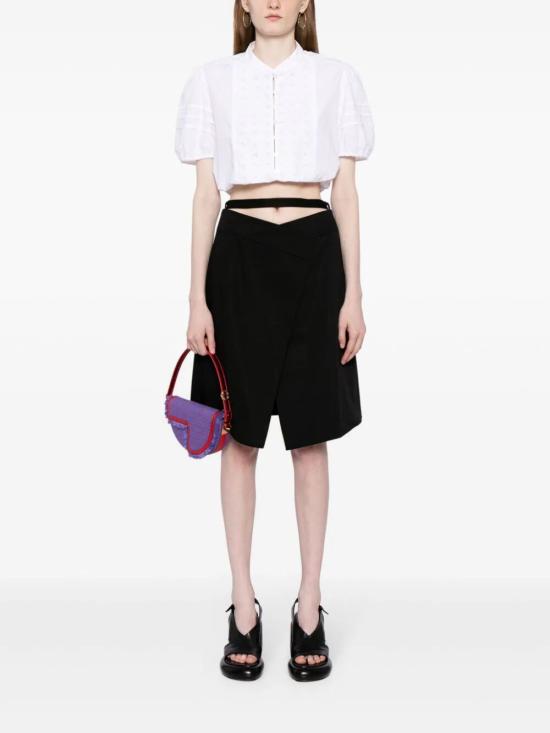  파투 숏 스커트 SK0570074999B 999B BLACK - PATOU