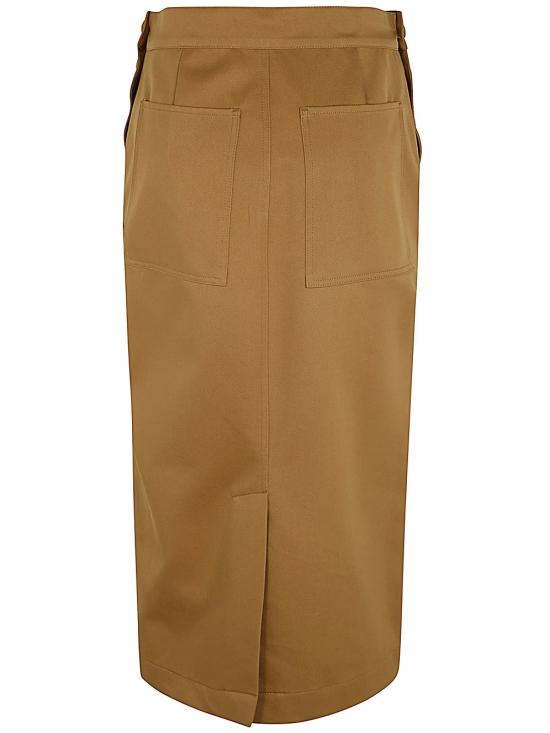  막스마라 미디 스커트 2411101023600 006 TAN - MAX MARA