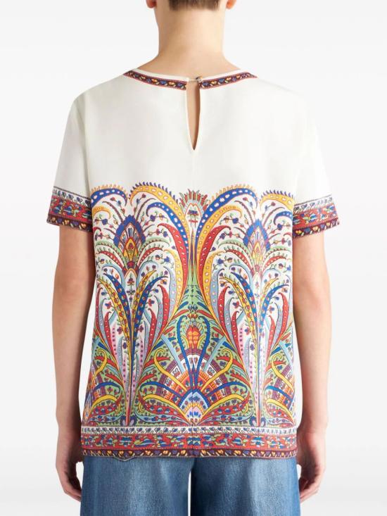  에트로 반팔 티셔츠 WRJA0025 AK025 X0800 MULTI - ETRO