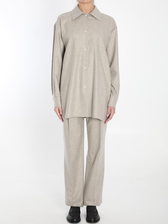 24FW 더로우 스트레이트 팬츠 8484 GREY - THE ROW