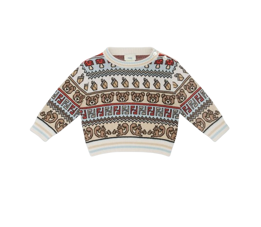 24FW [키즈] 펜디 캐주얼 자켓 BUG171 ART5 F1PEQ MultiColour