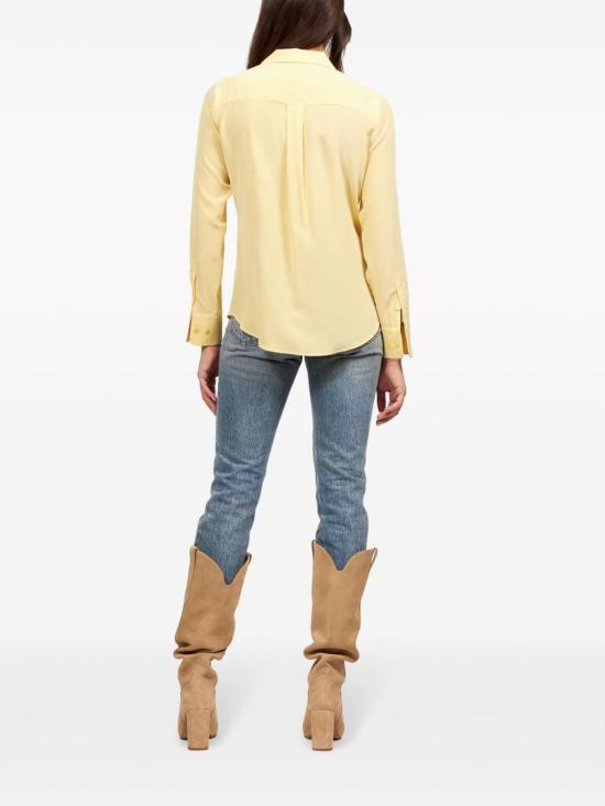  이큅먼트 셔츠 Q23E231SUNSHINE Yellow - EQUIPMENT