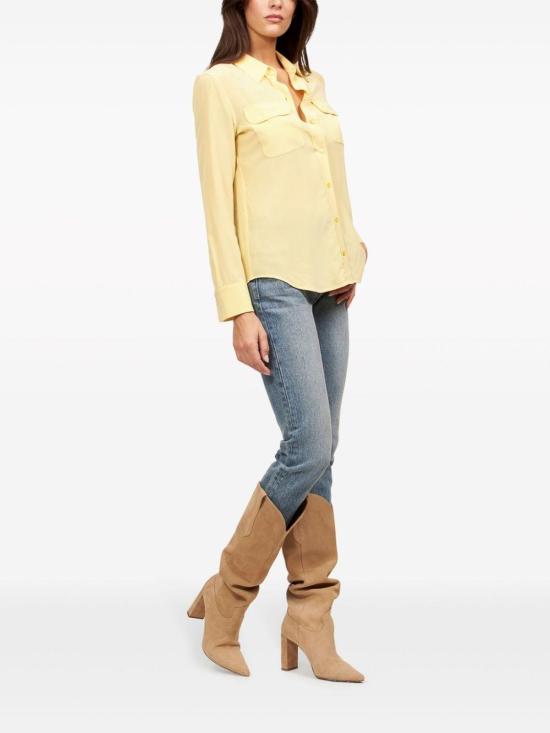  이큅먼트 셔츠 Q23E231SUNSHINE Yellow - EQUIPMENT