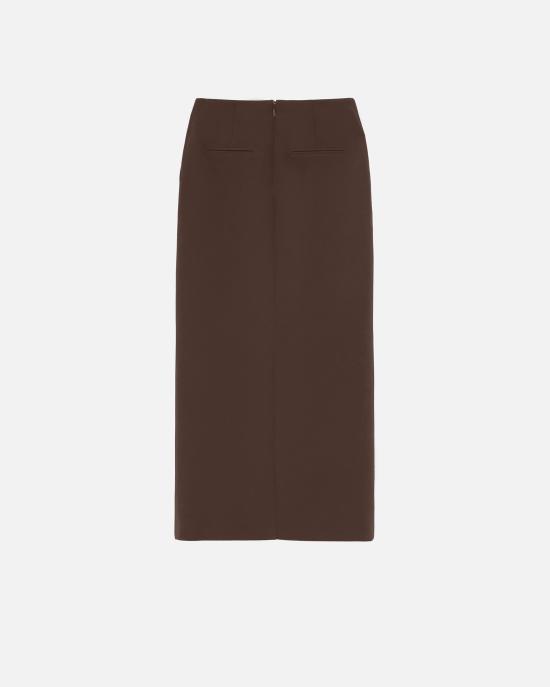  핑코 미디 스커트 104199A24J M11 Brown - PINKO