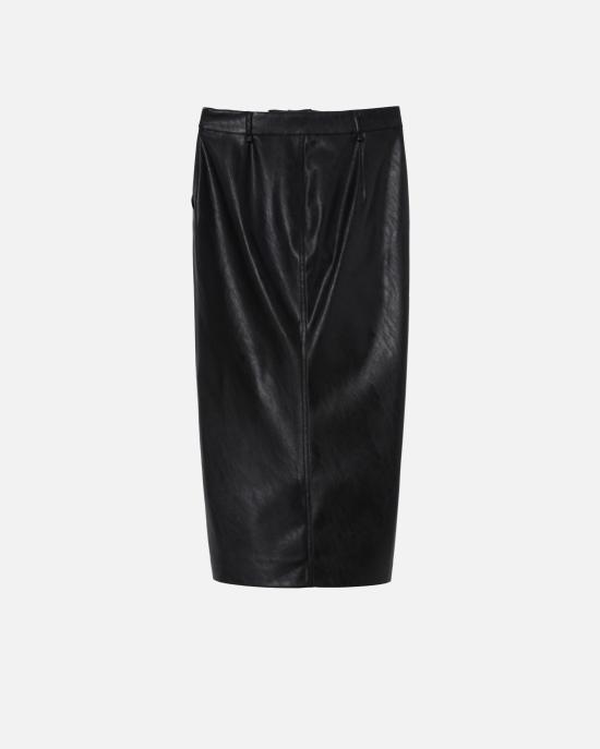  핑코 미디 스커트 1041457105 Z99 Black - PINKO