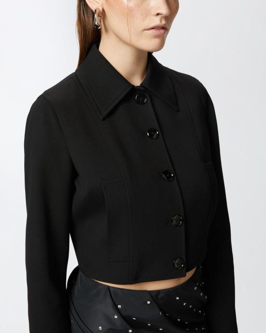 24FW 핑코 수트 자켓 104221A15M Z99 Black - PINKO