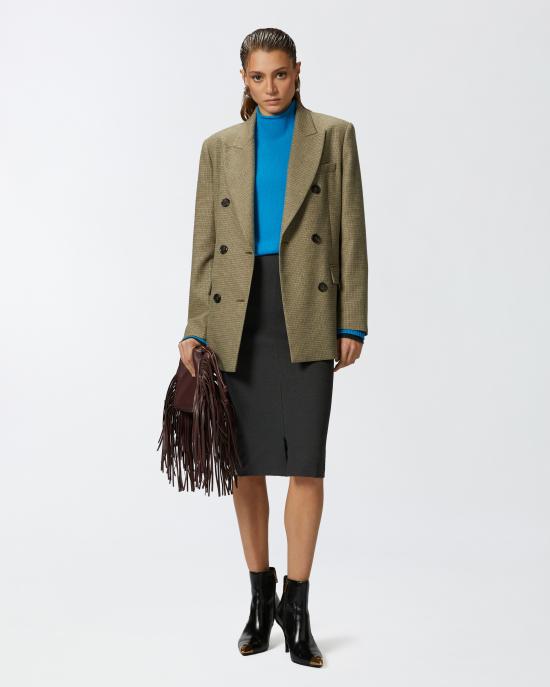  핑코 미디 스커트 104134A15M I76 Grey - PINKO