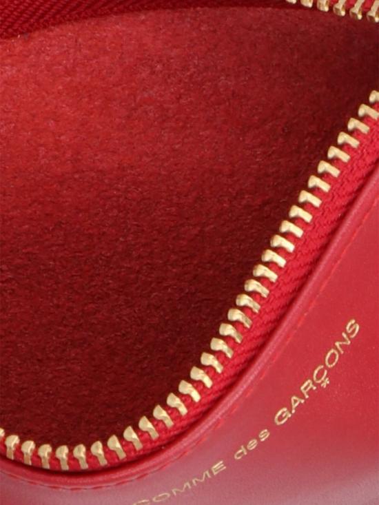 25FW 꼼데가르송 클래식 레더 라인 파우치 SA8100 Red - COMME DES GARCONS