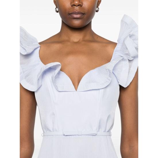 25SS 짐머만 숏 원피스 2479DR25R LGBLU BLUE - ZIMMERMANN