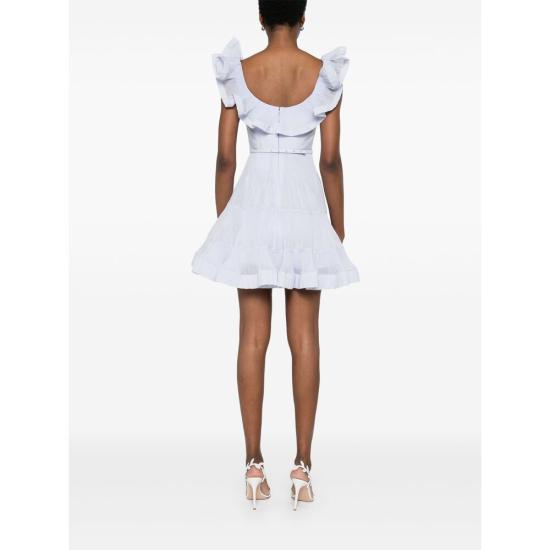 25SS 짐머만 숏 원피스 2479DR25R LGBLU BLUE - ZIMMERMANN