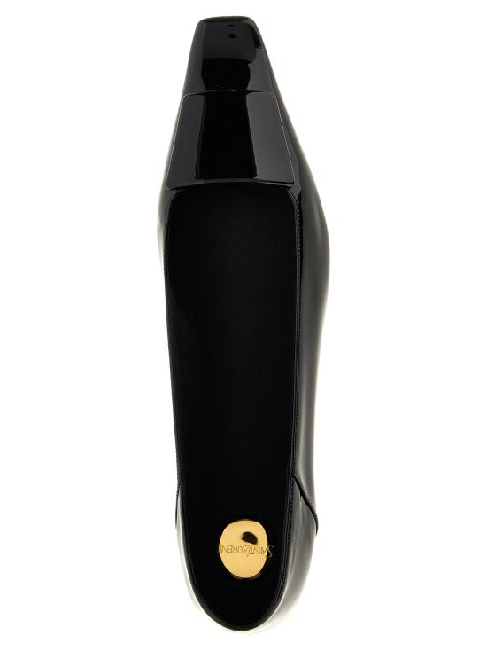 24FW 생로랑 플랫 슈즈 8076431TVAU1000 Black - SAINT LAURENT