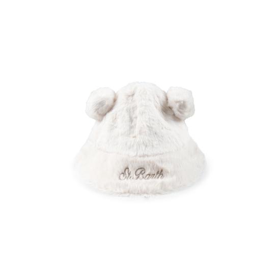 25FW [키즈] 세인트바쓰 모자 BEAR001 00374G IVORY - MC2 SAINT BARTH