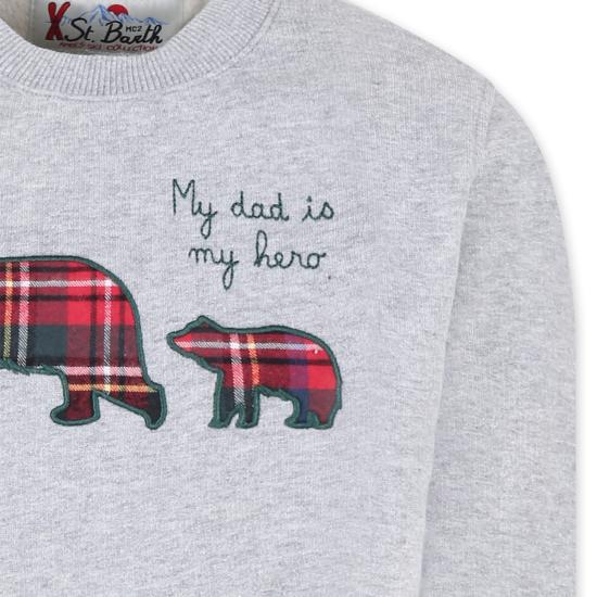 25FW [키즈] 세인트바쓰 트레이닝 상의 HUT0004 00076G GREY - MC2 SAINT BARTH