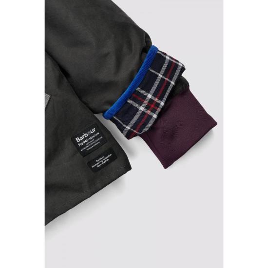 24FW Barbour Capsule x Flower Mountain 자켓 3D31 001 6002618 01 Charcoal Royal Antracite - OTHER BRANDS