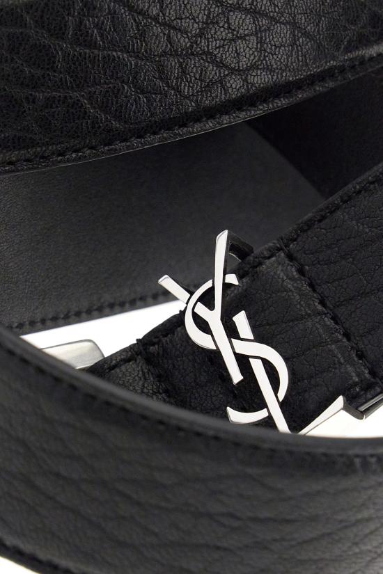 26SS 생로랑 모노그램 벨트 634440AAC8A 1000 Nero - SAINT LAURENT