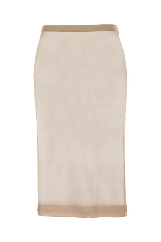 24FW 생로랑 미디 스커트 795309Y76RI 1532 Beige