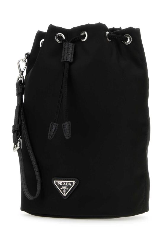 25FW 프라다 삼각로고 리나일론 버킷백 1NS369R067F0002 BLACK DOM - PRADA