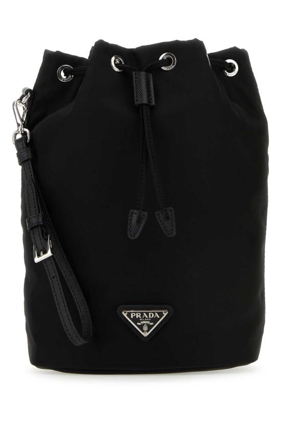 25FW 프라다 삼각로고 리나일론 버킷백 1NS369R067F0002 BLACK DOM