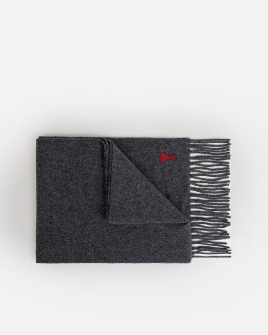 26SS 아미 스몰 하트 로고 울 클래식 머플러 BFUSF405 334 061 DOM