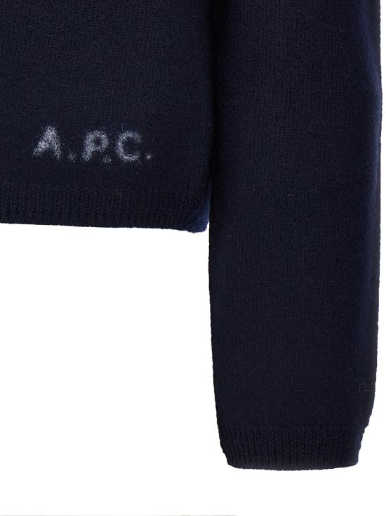 25FW 아페쎄 가디건 WVBDKF22301IAK BLUE DOM - A.P.C.