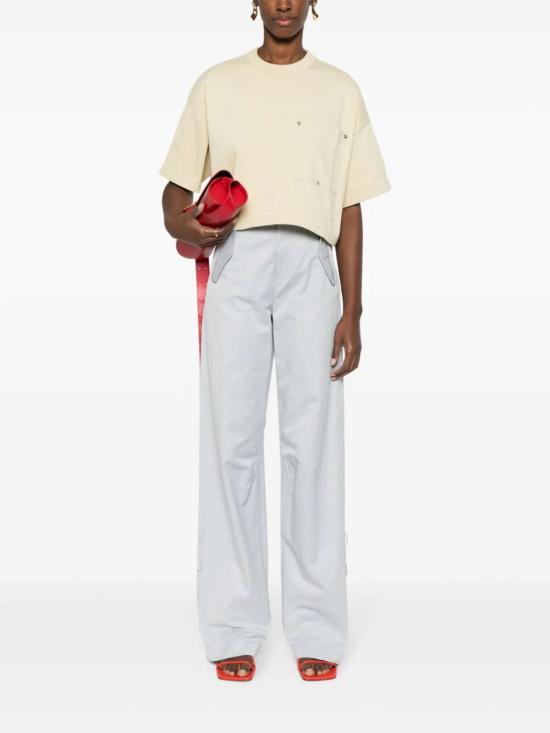  보테가베네타 반팔 티셔츠 777597 VKLZ0 8807 HAY - BOTTEGA VENETA