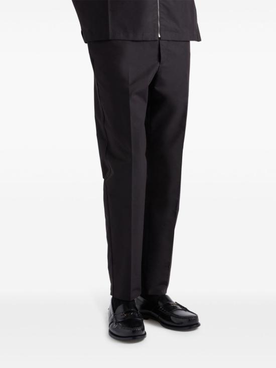 25SS 프라다 스트레이트 팬츠 UP0313SOOO16A6 F0002 Black - PRADA