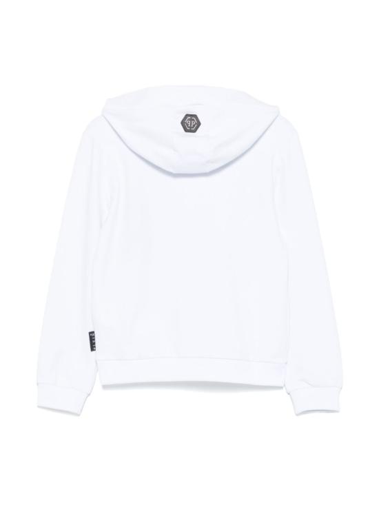24FW [키즈] 필립 플레인 트레이닝 상의 BJB0474PJY002N 01 WHITE - PHILIPP PLEIN