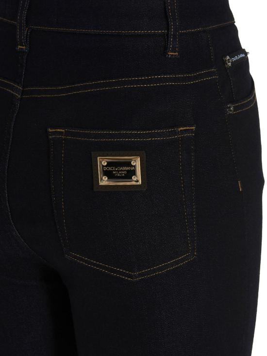  돌체앤가바나 스트레이트 팬츠 FTBXHDG902PS9001 Black - DOLCE & GABBANA