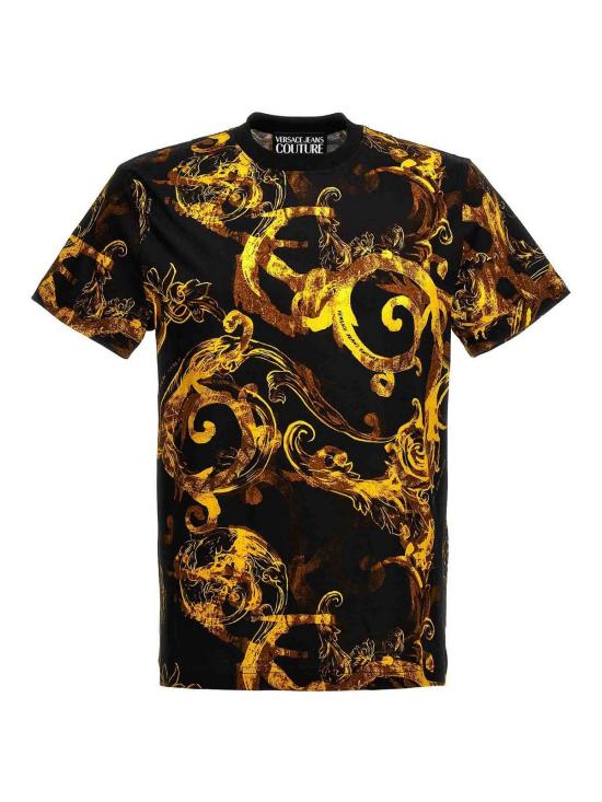 24FW 베르사체 반팔 티셔츠 76GAH6S0JS287G89 Multicolour
