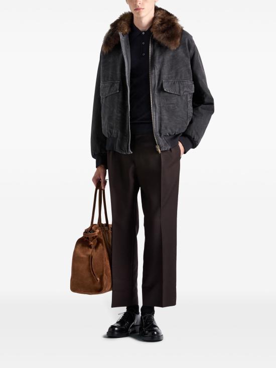 25SS 프라다 자켓 SGC760SOOO157N F0002 NERO - PRADA