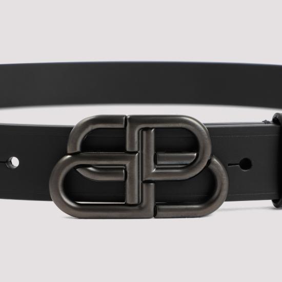 26FW 발렌시아가 레귤러 벨트 581690 1CH0J 1000 BLACK DOM - BALENCIAGA