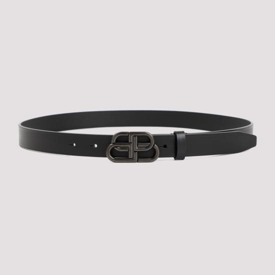 26FW 발렌시아가 레귤러 벨트 581690 1CH0J 1000 BLACK DOM