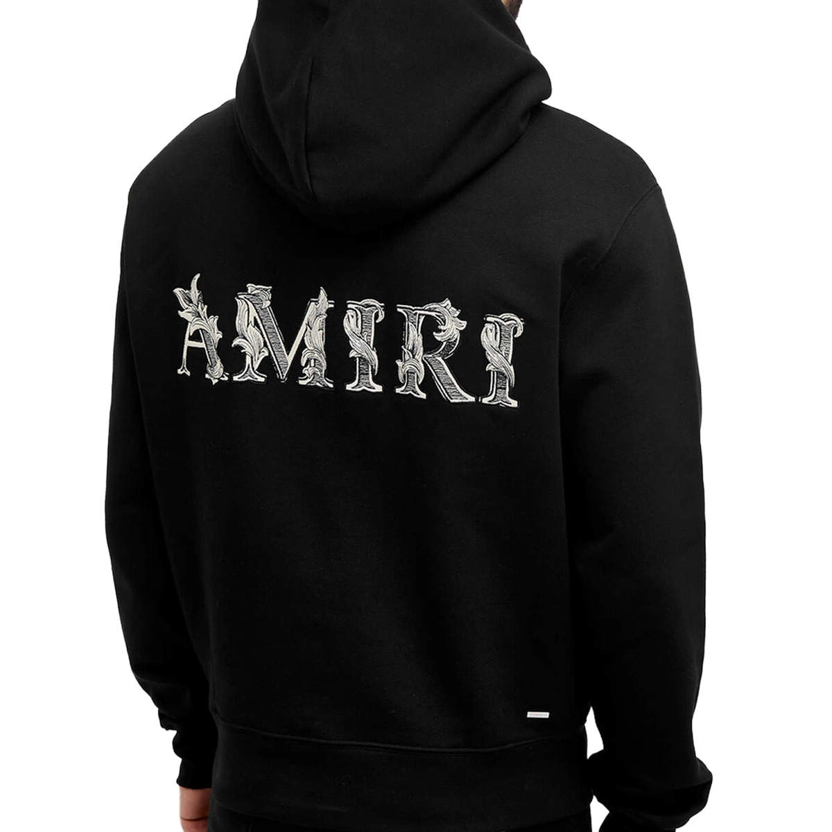  24SS 아미리 / 남성 바로크 로고 후드 티셔츠 AMJYHD1012CO Black BPG - AMIRI