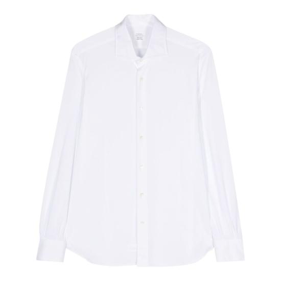  마짜렐리 긴팔 셔츠 GOLF CAMICIA BIANC WHITE