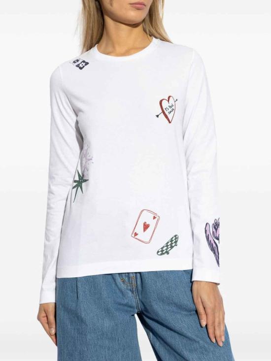  PS 바이 폴스미스 반팔 티셔츠 W2R227VNP461501 White - PS BY PAUL SMITH