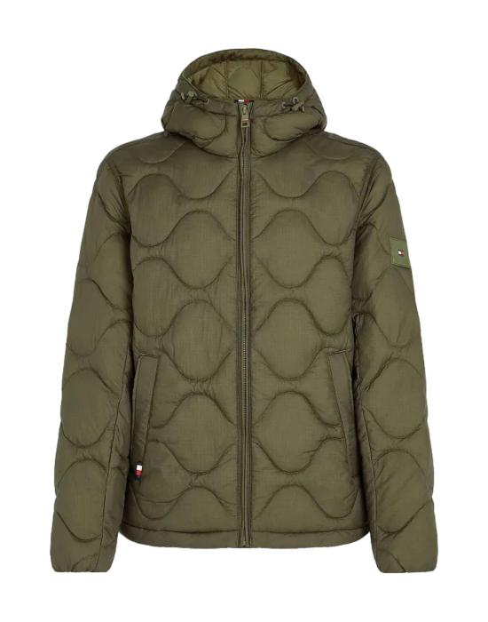 24FW 타미힐피거 숏패딩 MW0MW36585 RBN